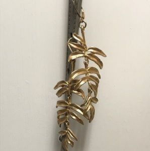 BHLDN Gilded Leaf Earrings